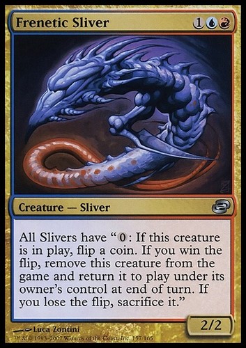 Frenetic sliver planar chaos - sliver,