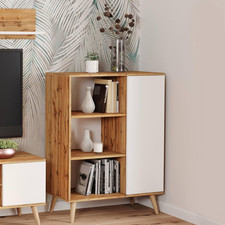 Credenza a 1 Anta E 2 Ripiani