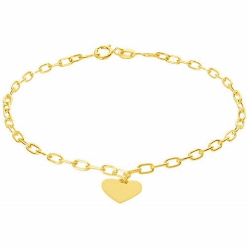 Bracciale donna cuore oro - bracciale,