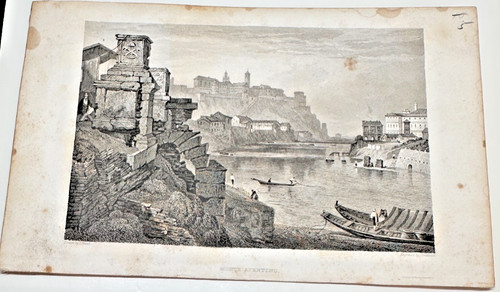 Antica incisione acciaio - incisione,