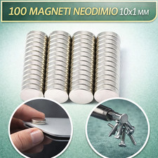 100 MAGNETI NEODIMIO 10X1 MM