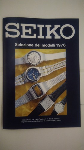 Ristampa seiko catalogo - seiko,