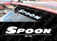 1x 50 cm Spoon Adesivo Sticker per Honda Civic Integra Type R Tuning JDM Decal