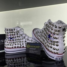 Converse Bianche Alte con