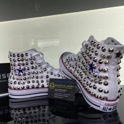 Converse bianche alte - converse, con