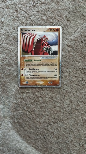 Pokémon card groudon - card,