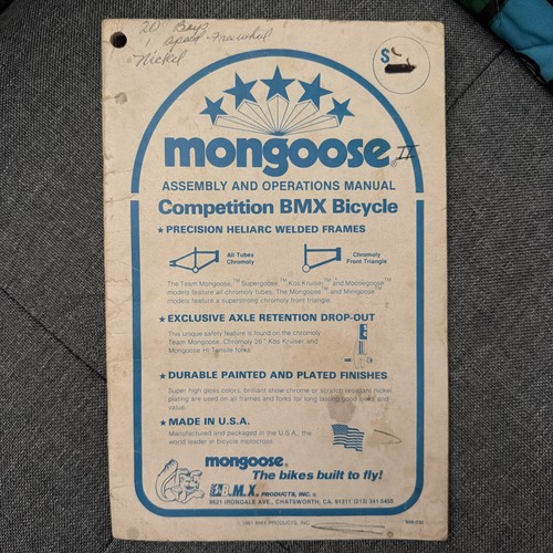 Manuale montaggio bici bmx - di,