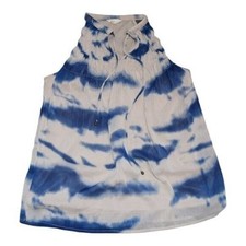 Adiva Blue Tie Dye Sleeveless