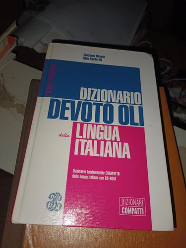 Dizionario devoto oli - dizionario, della