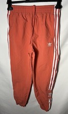 Adidas Pantaloni Donna Corallo Bianco Taglia S Women TrackPants Pants Trousers