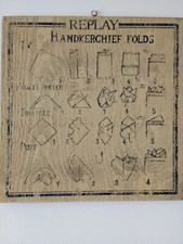 Anni '80 REPLAY - Jeans Cartello Pubblicitario Originale In Legno 50x50cm Buone!