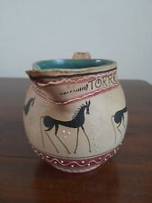 Brocca in cotto da 1 litro artigianato Deruta