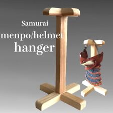Menpo Samurai Maschera Casco HANGER per Elmetto Armatura Antico Vintage Giapp...