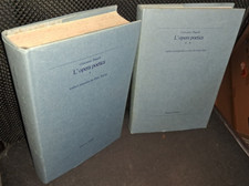 Giovanni Pascoli L'OPERA POETICA 2 volumi Edizioni Alinari 1980 -poesia italiana