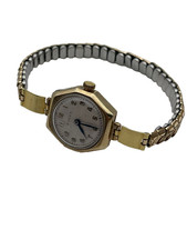 ROLEX PRECISION 9K CARICA MANUALE VINTAGE 40'S FUNZIONANTE OROLOGIO DONNA