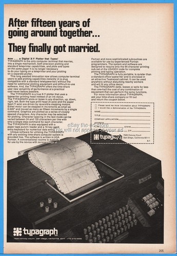 1969 typagraph san diego - typagraph,