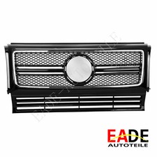 GRIGLIA RADIATORE NERO LUCIDO GRILL PER MERCEDES W463 G500 G320 G300 G350 ANNO 90-12