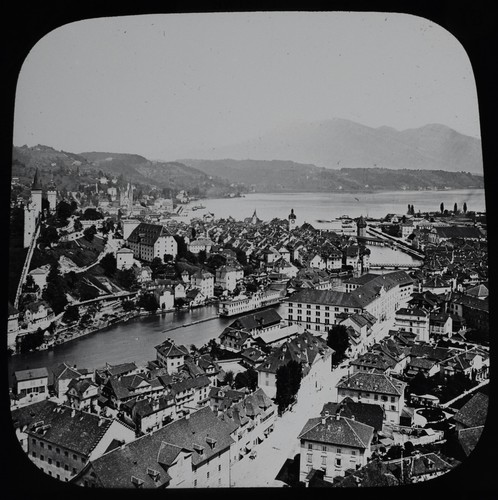 Roof top view lucerne - top, of