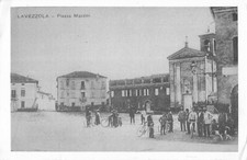 B4369) LAVEZZOLA PIAZZA MAZZINI ANIMATA BICICLETTE RAVENNA 