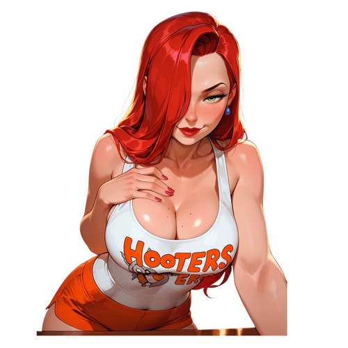 Adesivo vinile jessica rabbit - vinile,