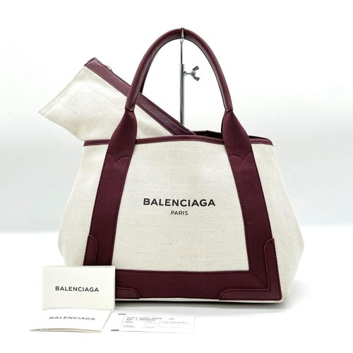 Balenciaga navy cabas - balenciaga, s