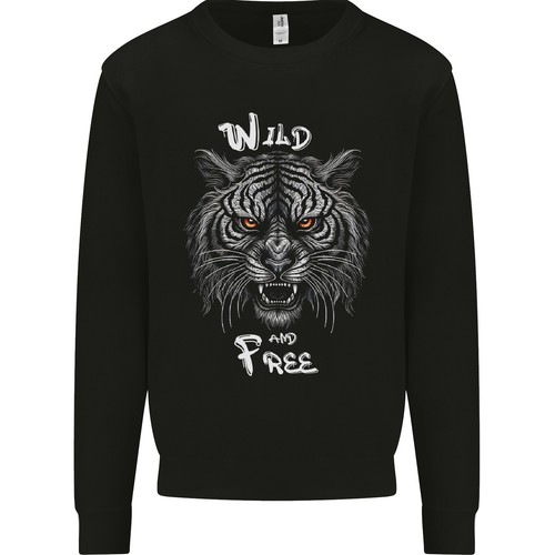 Felpa uomo tigre selvaggio - felpa,