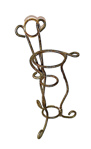Consolle bagno metallo dorato - bagno,