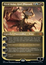 MTG NICOL BOLAS, GOD-PHARAOH 530 FOIL EXC ETCHED NICOL BOLAS, DIO FARAONE 2X2 X