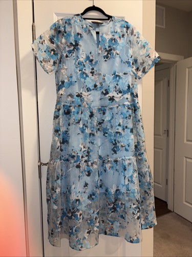 Abito blu organza - ming, wang