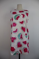 LOVE MOSCHINO ABITO VESTITO DONNA TG. 44 M DRESS WOMAN ITALY COTONE CERNIERA