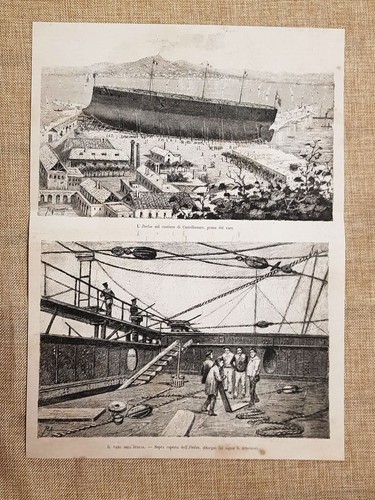 Castellammare nel 1880 varo - nel,