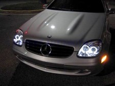 FARI ANGEL EYES SLK R170 CROMO // NERI LED  DAL 1996 AL 2004
