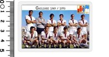 foto calcio cagliari squadra italia calciatore gigi riva CALAMITA NUOVA MAGNETE