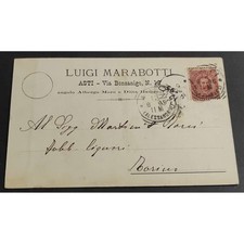Cartolina Asti - Luigi Marabotti - Via Bonzanigo 13