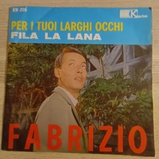 F. de André - Per i tuoi larghi occhi / Fila la lana - 7"- Karim KN 206 - 1965