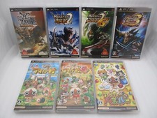 Psp Monster Cacciatore Portatile 1 2nd G 3rd Airou Villaggio G & Puzzle 7pcs