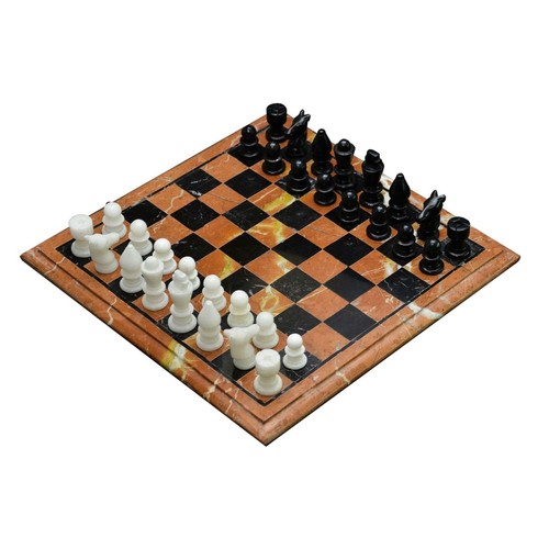 Scacchiera marmo piano - scacchiera, 18"