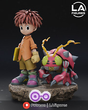 Statua Izzy and Tentomon (Digimon) - 154 mm - stampa 3D Fan Art