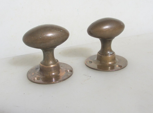 Antico pomello porta - , ottone