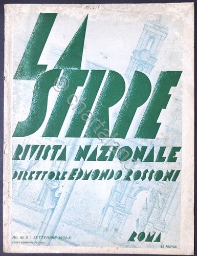Stirpe rivista nazionale - stirpe,