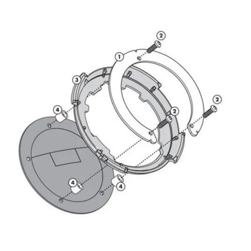 Flangia tanklock givi - flangia,