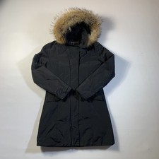 Woolrich John Rich & Bros Arctic Parka 60/40 Ramar Tessuto Pelliccia Cappuccio Giacca Nero