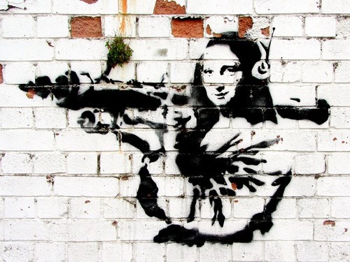 Quadro graffiti londra - graffiti,