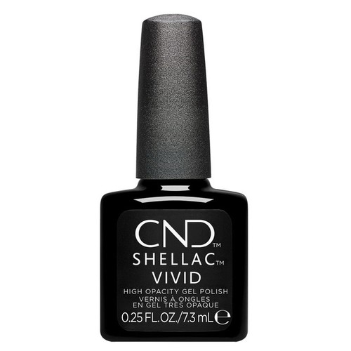 Cnd shellac vivid - vivid, black