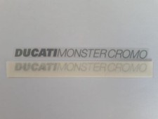 Ducati monster cromo - ducati, adesivi