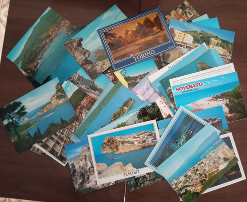 Lotto cartoline italia - lotto, 50