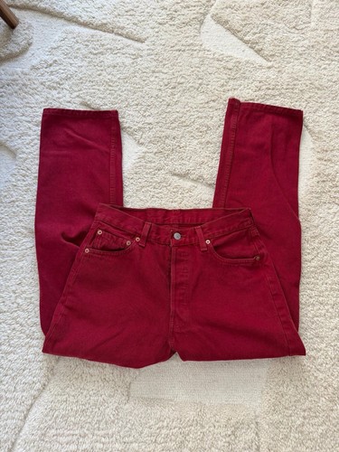 Jeans levi 501 - levi's, rosso