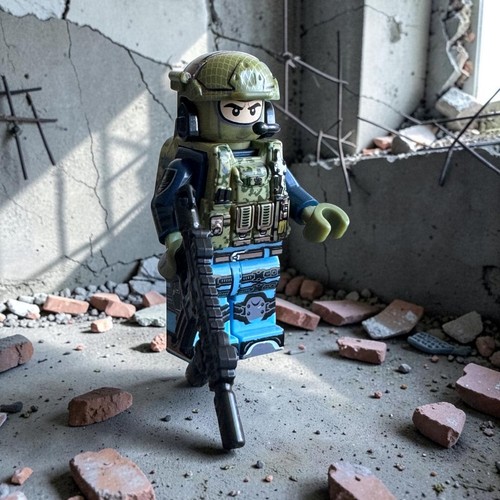 Minifigure soldatino militare