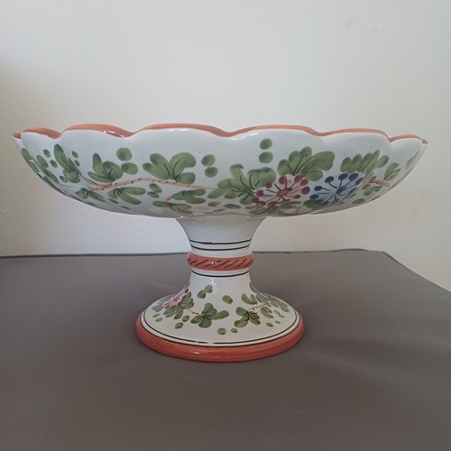 Alzatina vintage maioliche - alzatina,