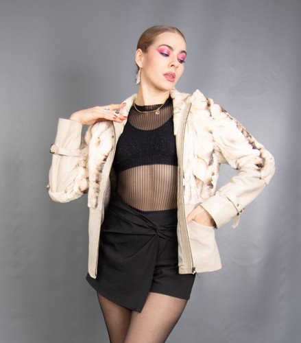 9314 cappotto visone glamour - 9314,